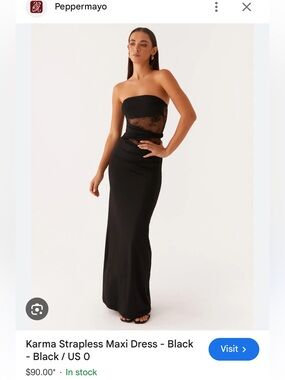 PepperMayo black dress, brand new!
